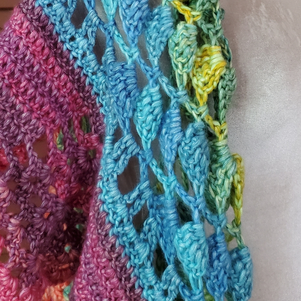 SOLD OUT Bohemian Rainbow Maxi Mandala Cardigan - Picture 9 of 10